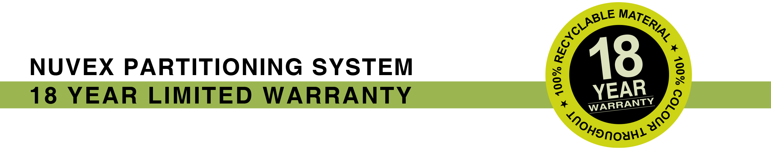 Nuvex 18 Year Limited Warranty